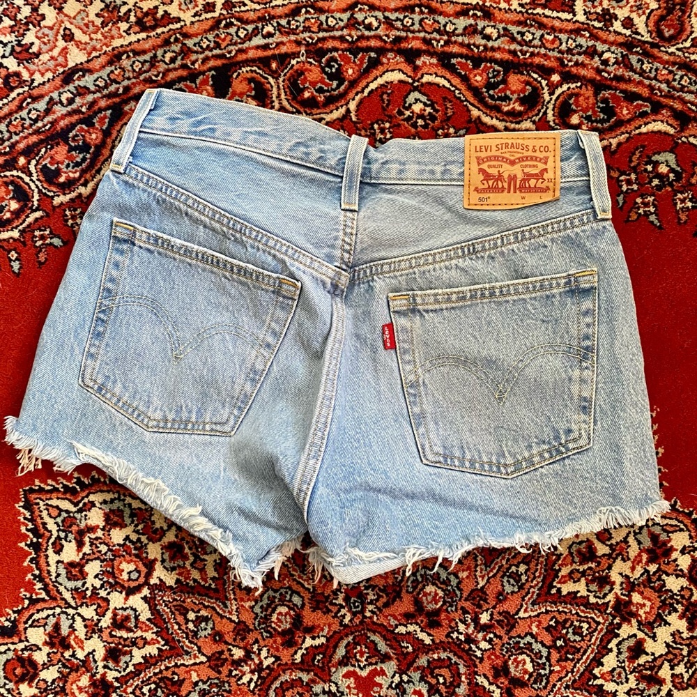 Levi’s denim cutoff shorts